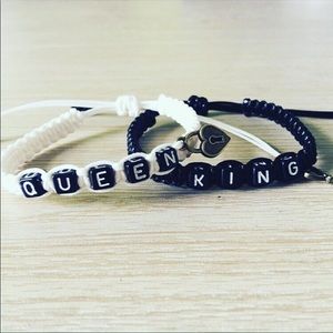 Queen & King Beaded Bracelet
